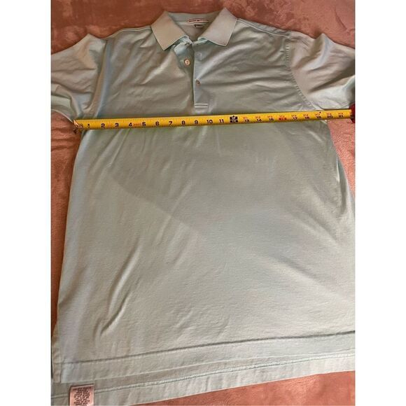 Peter Millar Comfort Fit Short Sleeve Green Men’s Shirt Size S - Picture 9 of 13